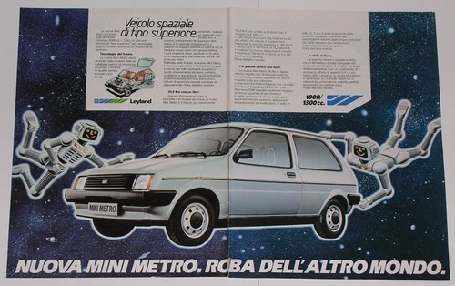 Advert pubblicità auto 1981 - auto,