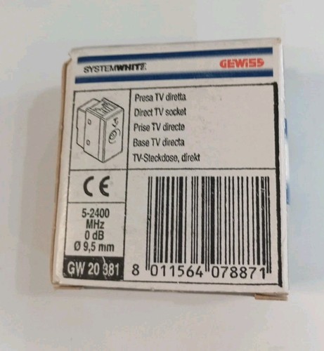 Gewiss gw20381 presa - gw20381, tv
