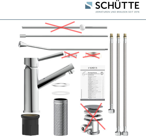 Rubinetto lavabo schütte - rubinetto,