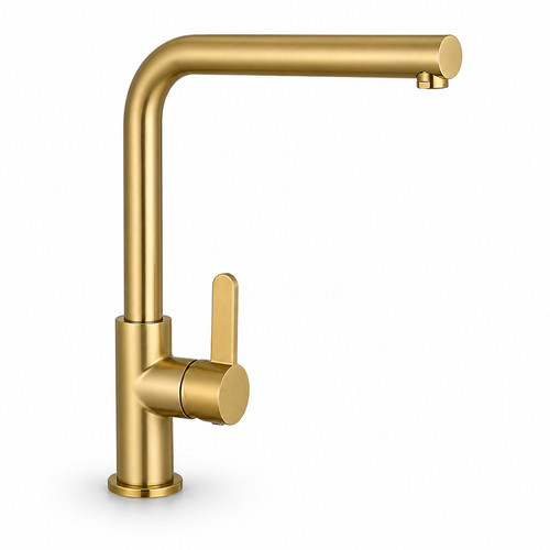 Rubinetto cucina oro satinato - rubinetto,