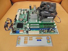 Scheda Madre MSI MS-7525 HP  775 con back panel mother board cpu e5200 ram 2gb