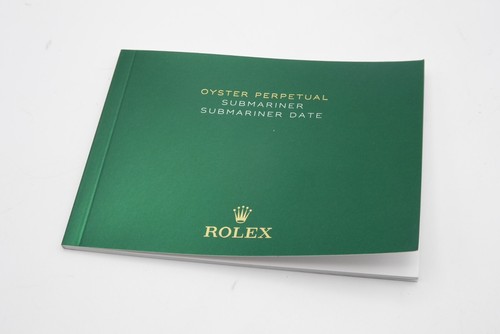 Opuscolo data rolex - opuscolo, submariner