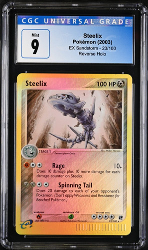 Cgc mint steelix - steelix, ex