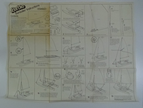 Barbie sunsailer hobie - barbie,
