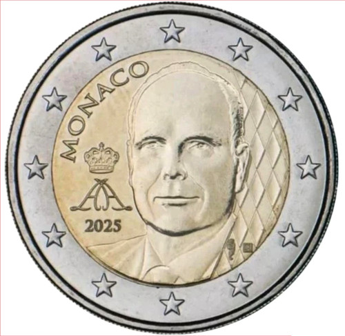 Monaco 2025 moneta da 2 - -,