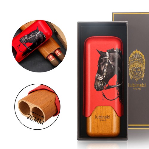 Red leather wood - leather,