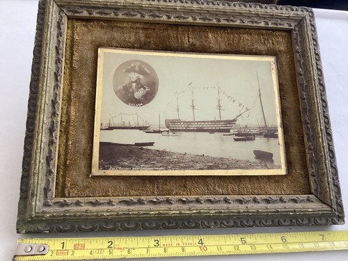 Antique inset framed glazed - antique,