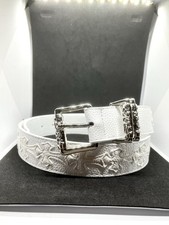 Chrome Style Y2K White Hearts