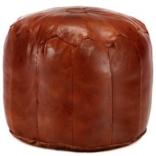 Pouf marrone scuro 40x35 in - marrone,