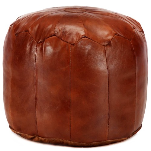 Pouf marrone scuro 40x35 in - marrone,