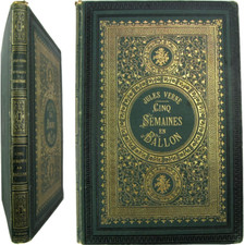 Cinq semaines en ballon c1872