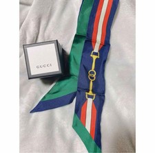 Sciarpa Gucci Horsebit in seta
