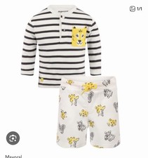 Mayoral Striped Lion Shorts