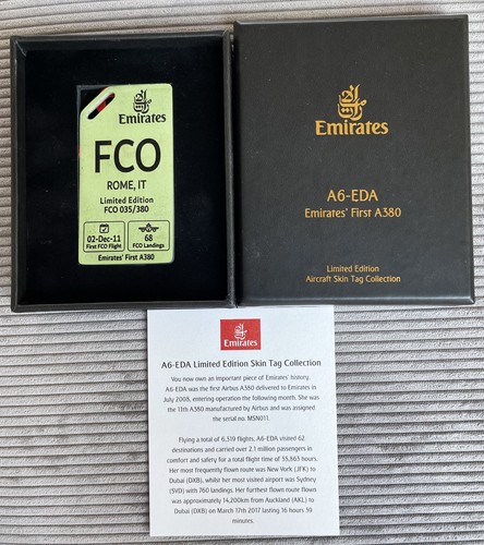 Aviationtag emirates a380 - aviationtag,