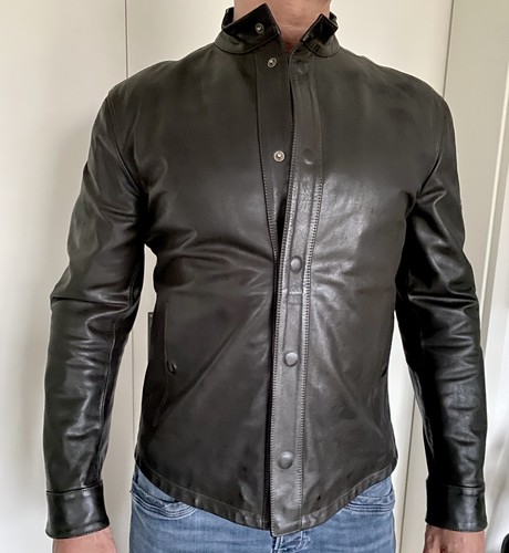 Giacca pelle uomo - giacca,