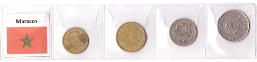 Marocco serietta monete - marocco, 4
