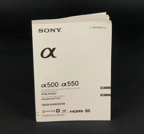 Sony alpha a500 - sony,