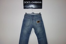 Jeans Dolce&Gabbana Black Label Runway 16CLASSIC logo placca 44 IT 31 US MadeInIT