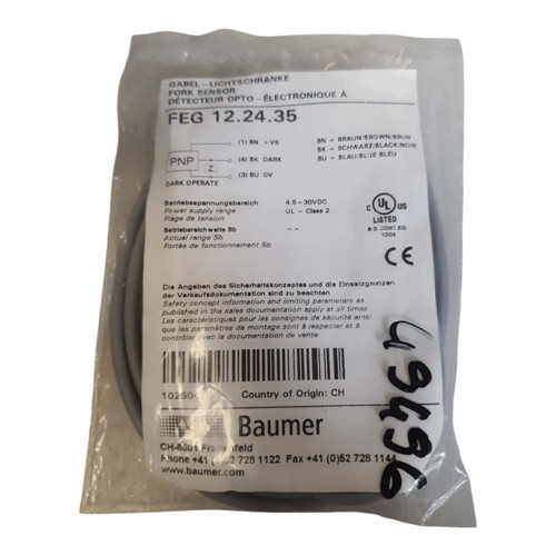 Baumer feg 35 capteur - feg,