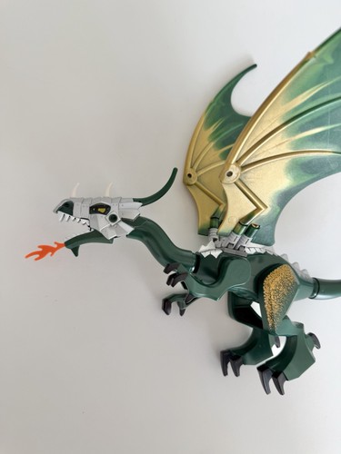 Lego castle dragon green gold - castle, green/gold