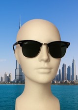 ?️ Ray-Ban Clubmaster RB 3016 Originali – Nero/Oro – Made in Italy