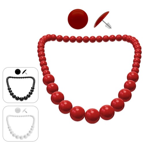 Collana perle rotondi - di, +
