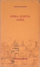 Opera quinta. Poesie