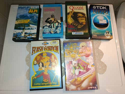 Lotto vhs videocassette varie - lotto,
