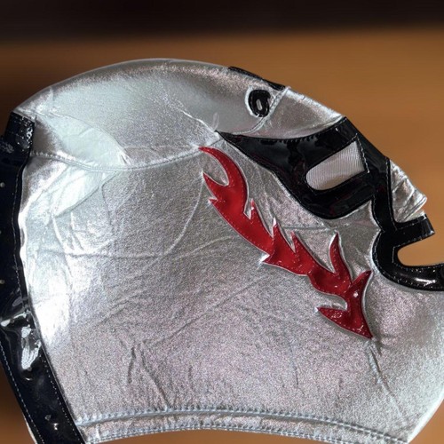 Maschera wrestling pro - pro, argento