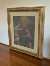 Quadro Antico Dipinto Olio su