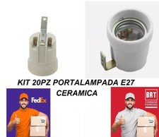 portalampada in ceramica con