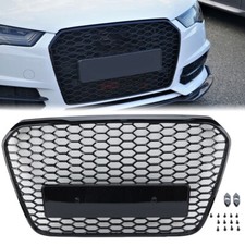 Per Audi A6 C7 2012-2015 Griglia Radiatore Anteriore Nero Lucido 4G0853651A