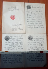 GABRIELE D'ANNUNZIO A SAVERIO LAREDO DE MENDOZA AVIATORE 1936 MEMENTO AUDERE...