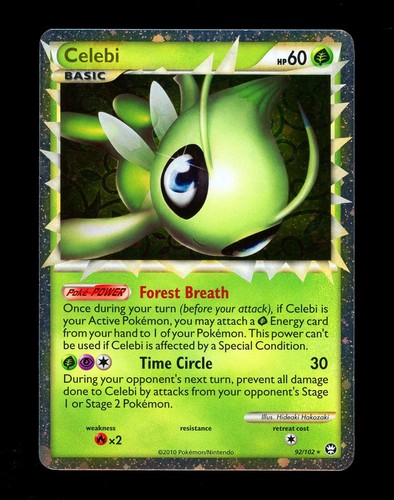 Pokemon celebi prime 2010 - pokemon,