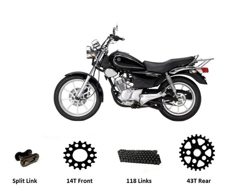 Yamaha ybr125 set catena - ybr125,