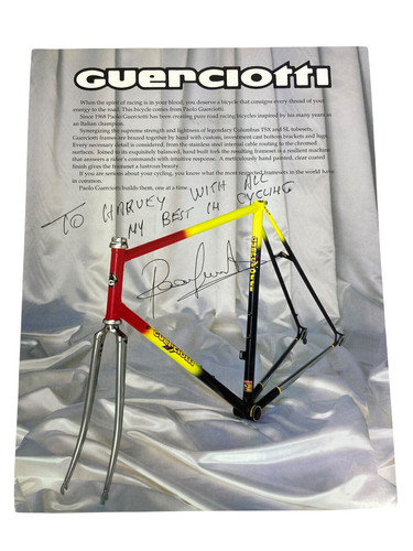 Signed guerciotti bicycles - guerciotti,