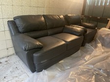 Divano poltrona pelle Nera