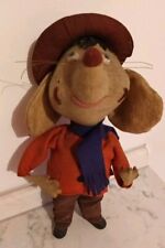  Pupazzo Topo Gigio vintage  In Panno  altezza 30 cm