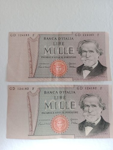 Banconote mille lire - 1000,