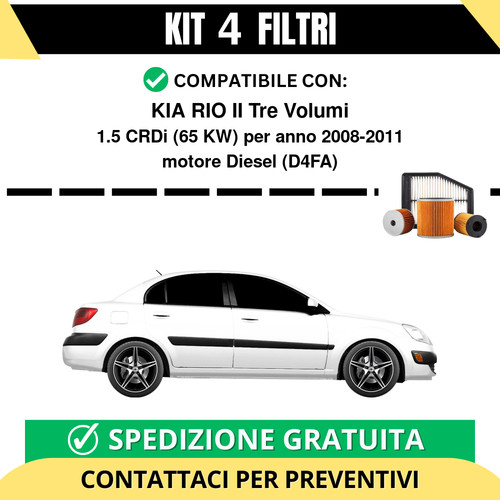 Kit filtri tagliando - tagliando, per