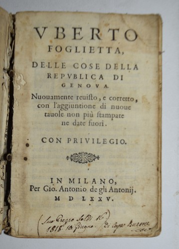 Republica genova ediz - di, –