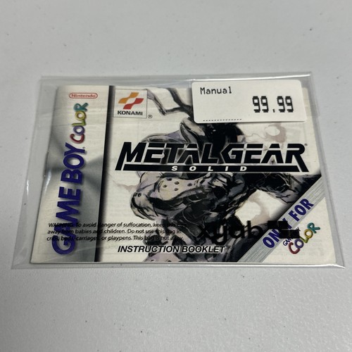 Metal gear solid manuale - gear,