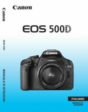 Per Canon Eos 500D Manuale