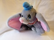 Peluche Pupazzo Dumbo Vintage Disney Elefante Elefantino 15 Cm Collezione
