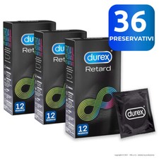 Preservativi DUREX RITARDANTI PERFORMA 36 Profilattici Marchio CE 3 Confezioni