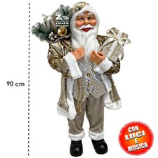 BABBO NATALE PUPAZZO H 90 CM