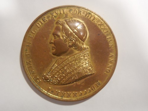 Vaticano papa pio - papa, medaglia