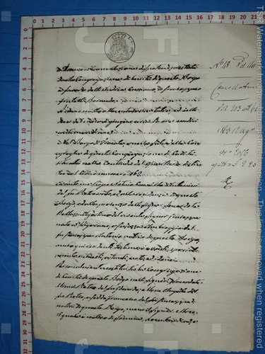 J7473 documento storico antico - j7473,