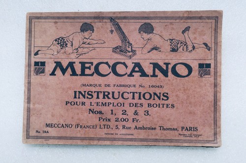 Meccano marchio istruzioni - meccano, (marchio