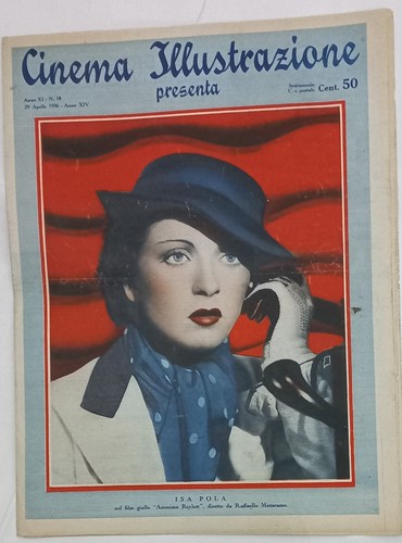 Cinema illustrazione 1936 - cinema,